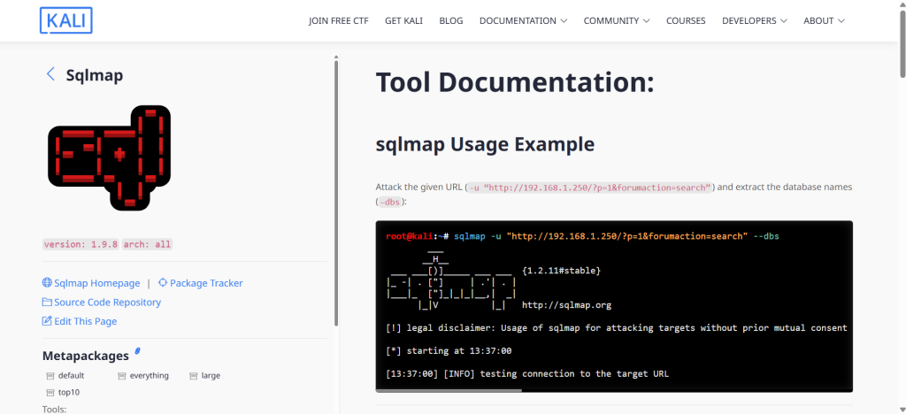 Discover how sqlmap — featured in our Hacking Tools of the Day series — automates detection and testing of SQL injection vulnerabilities.