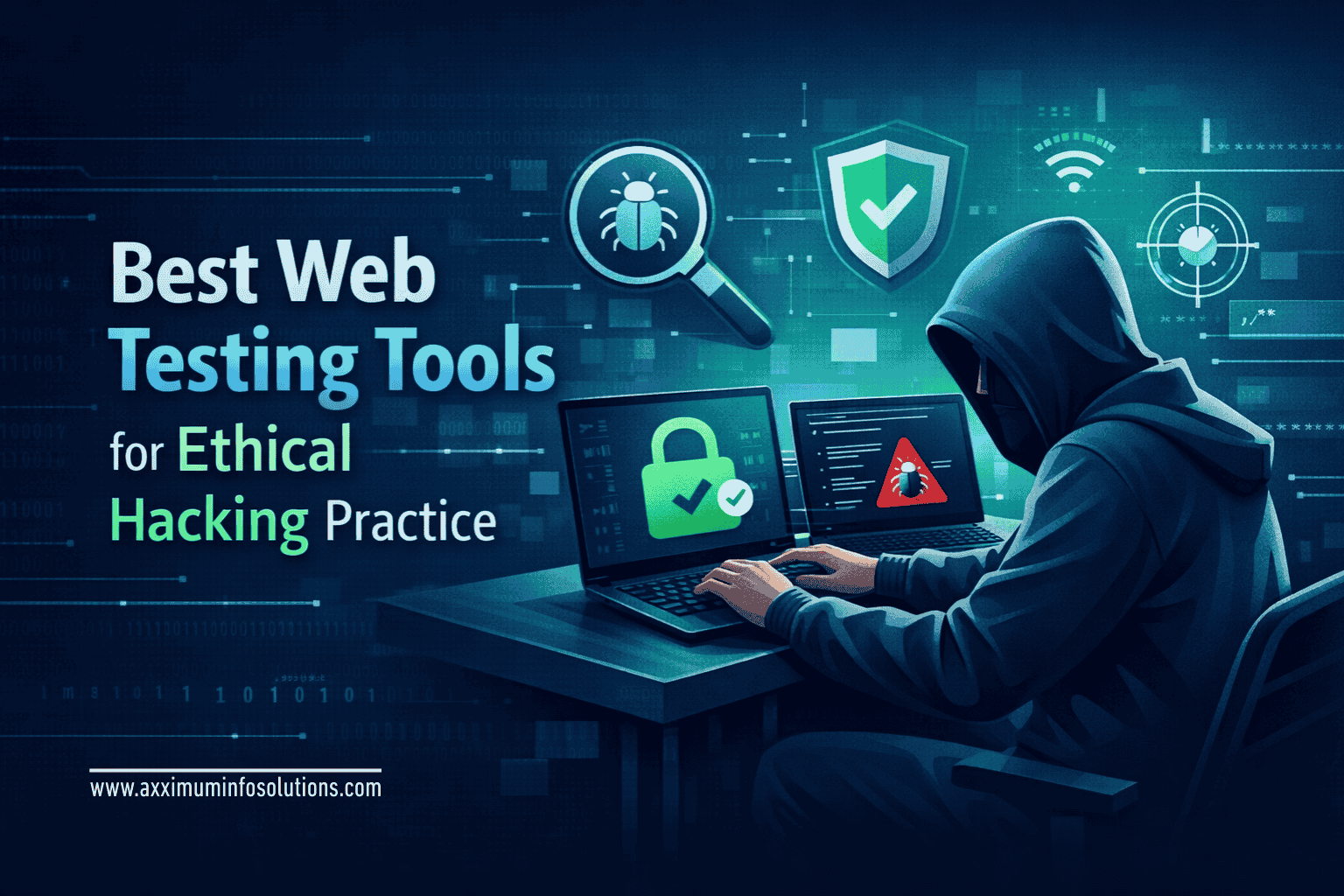 Learn the best Web Testing Tools for ethical hacking with commands and steps. A complete guide by Axximum Infosolutions.