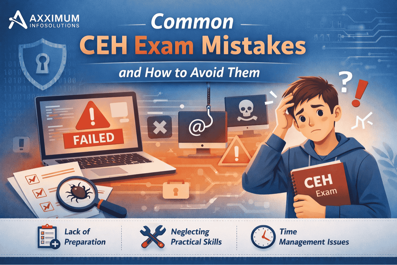 Common CEH Exam Mistakes and How to Avoid Them - Axximum Infosolutions