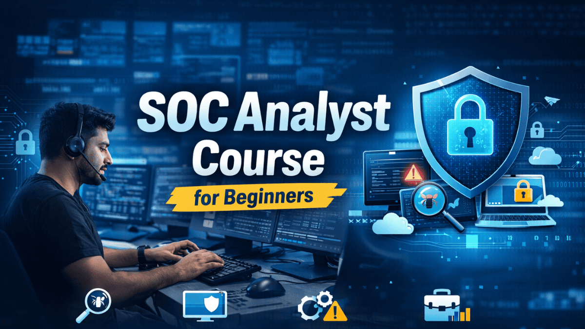 Learn why a SOC Analyst Course is best for beginners. Discover skills, tools, career opportunities and how to start cybersecurity training with Axximum Infosolutions.
