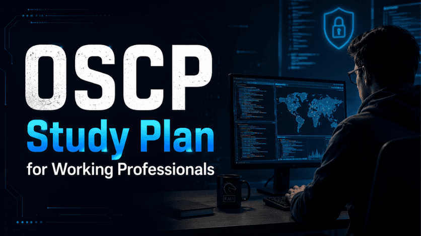 Planning to earn your OSCP certification while managing a full-time job? Our latest blog shares a practical and realistic OSCP Study Plan for Working Professionals. Learn how to balance work, study effectively, avoid burnout, and build the hands-on skills needed to pass one of the most respected ethical hacking certifications.