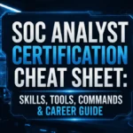 SOC Analyst Certification Cheat Sheet: Skills & Tools