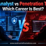 Understand the roles and responsibilities when comparing a SOC Analyst vs Penetration Tester in the field of cybersecurity. Axximum Infosolutions