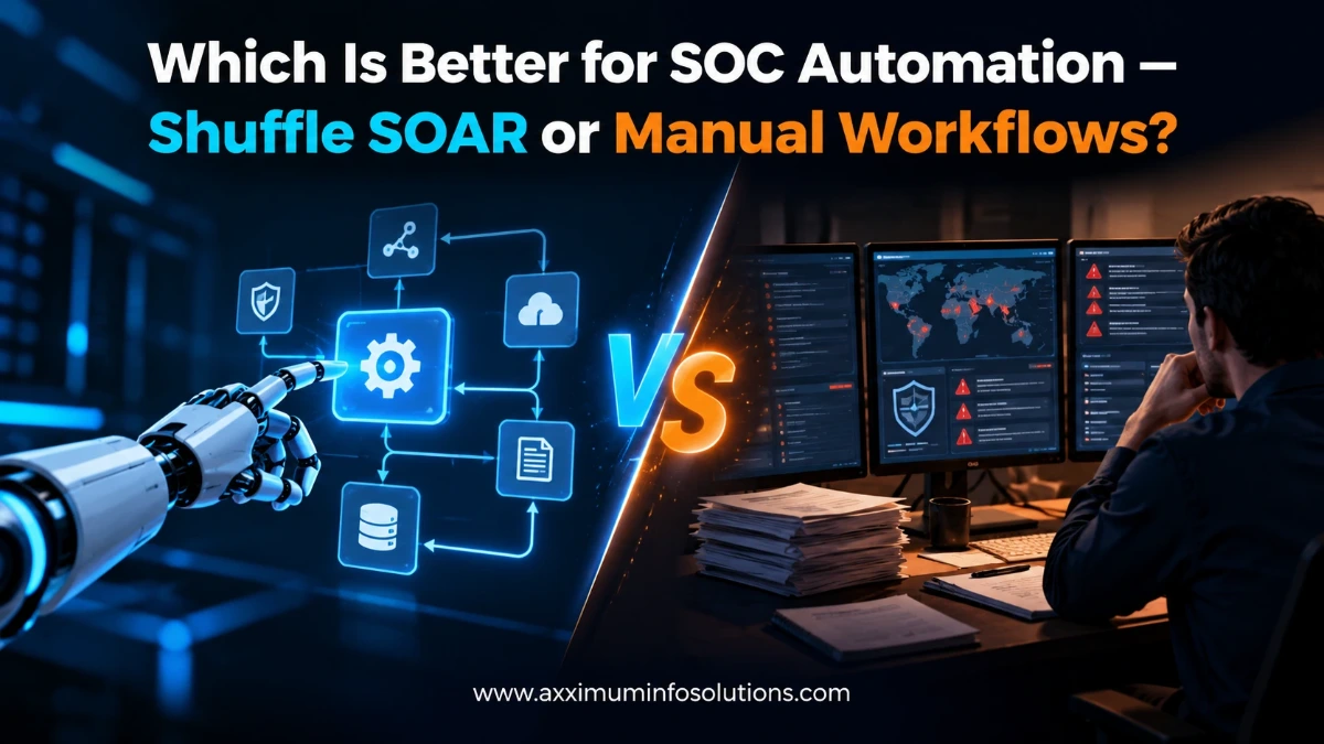 Compare Shuffle SOAR and manual SOC workflows to understand automation benefits, limitations, use cases, and the best for security teams.
